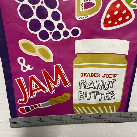 Trader Joe's PB & J Mac & Cheese  Reusable Bag Tote - Picture 2 of 4